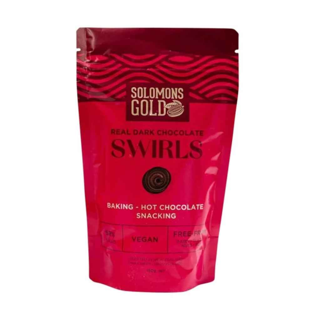 Solomons Gold dark chocolate swirls