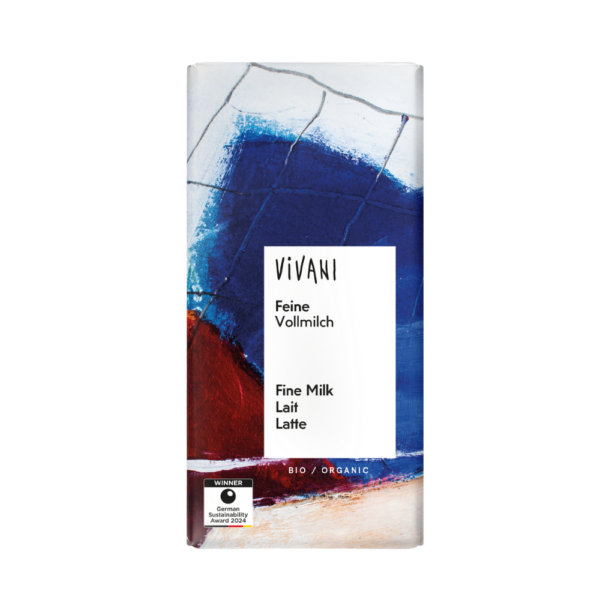 Vivani fine milk chocolate bar
