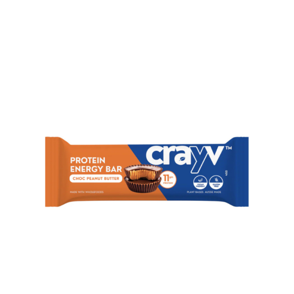 Crayv peanut butter choc protein bar
