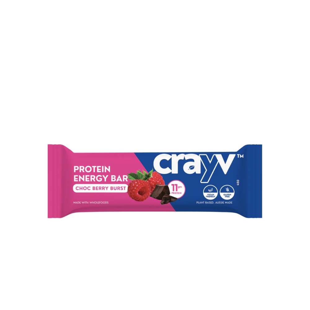 Crayv choc berry burst protein bar