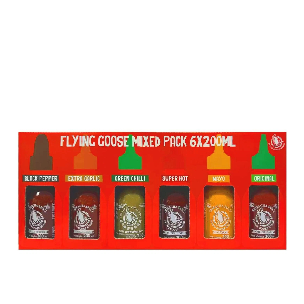 Flying Goose sriracha mixed pack
