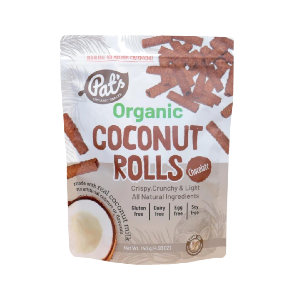 Pat's organic chocolate rolls