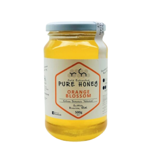 Raw honey orange blossom pure honey