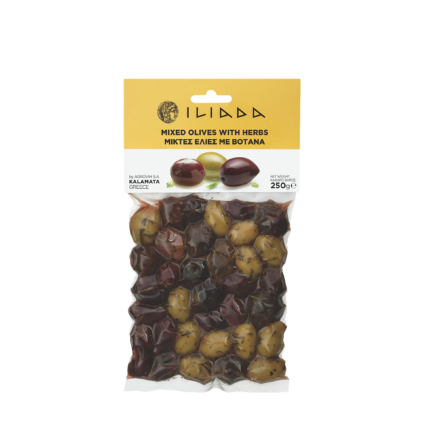 Iliada mixed kalamata olives with herbs