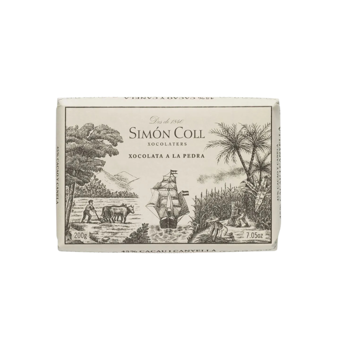 Simon Coll 45% cacao drinking chocolate cinnamon xocolata