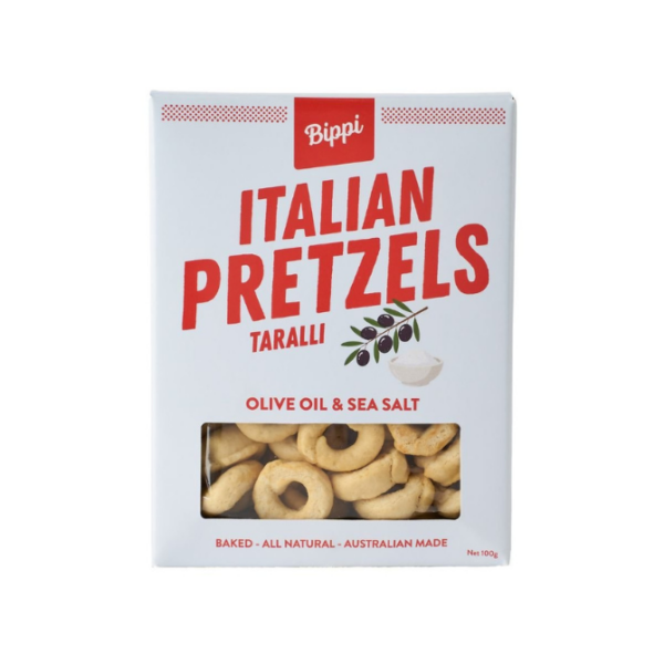 Bippi italian pretzels olive oil & sea salt