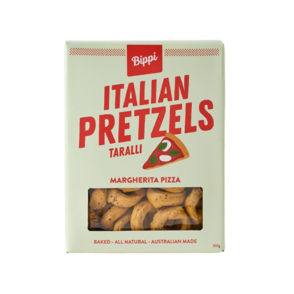 Bippi italian pretzels margherita pizza