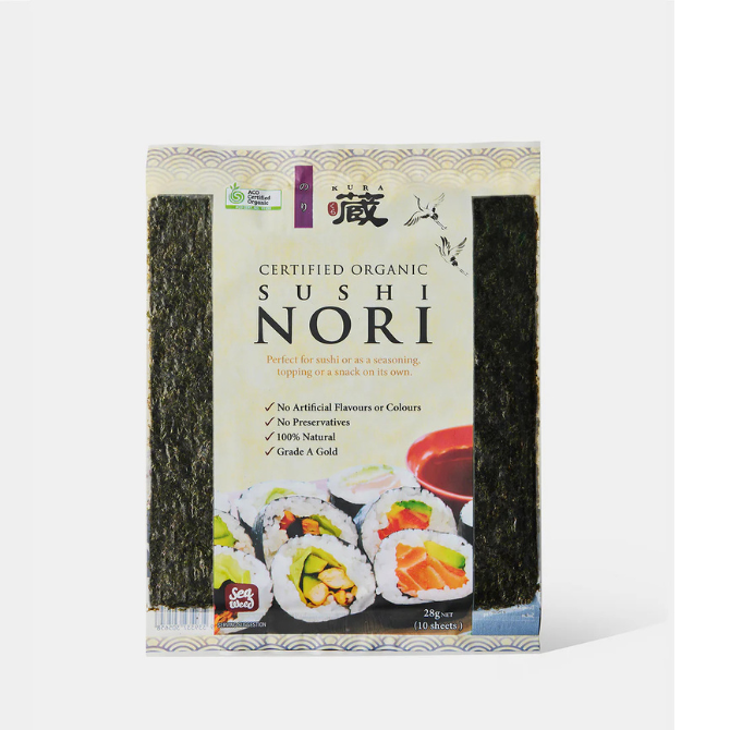 Kura organic sushi nori