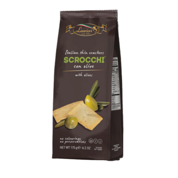 Laurieri scrocchi with olives