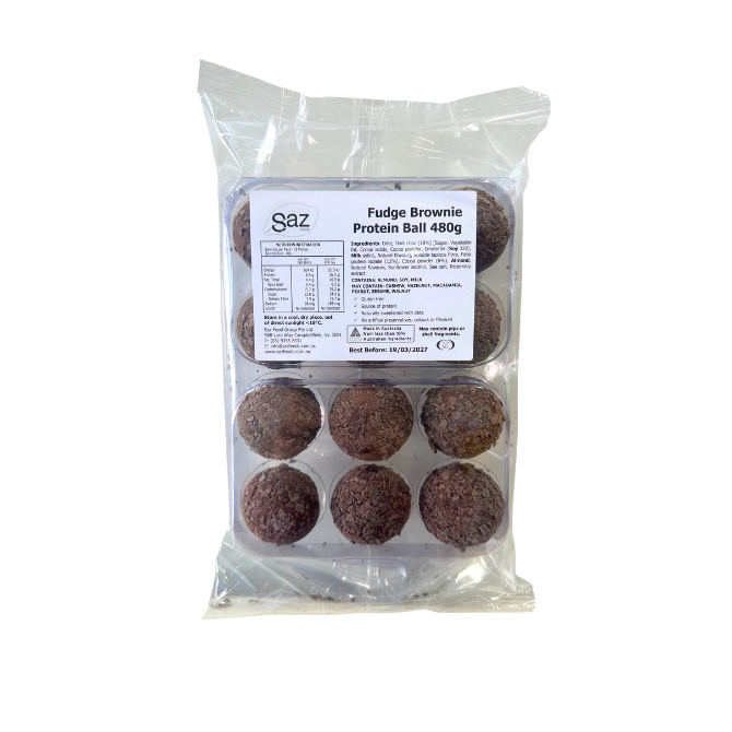 Fudge brownie protein balls