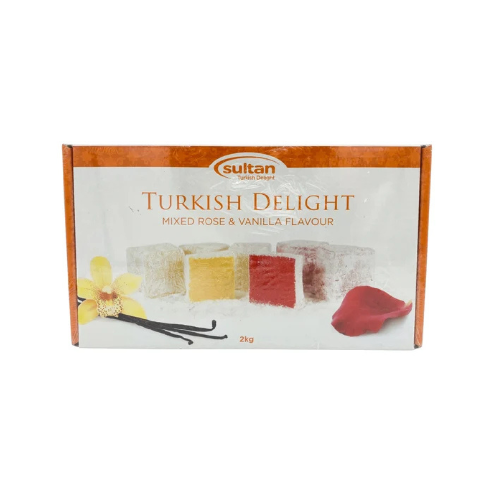 Sultan Turkish Delight mixed rose & vanilla flavour
